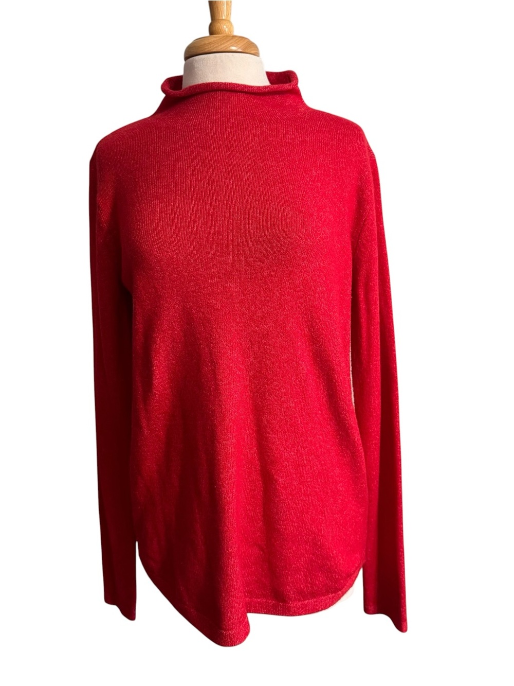 Old Navy Red Roll Neck Sweater Medium Tall